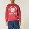 Mid-Thigh American Flag Pattern Pull-On Shorts