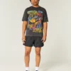 Mid-Thigh Baggy Soccer Shorts