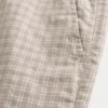 Mid-Thigh Linen-Blend Pull-On Shorts