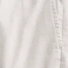 Mid-Thigh Linen-Blend Pull-On Shorts