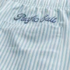 Mid-Thigh Seersucker Volley Swim Shorts