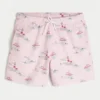 Mid-Thigh Seersucker Volley Swim Trunks