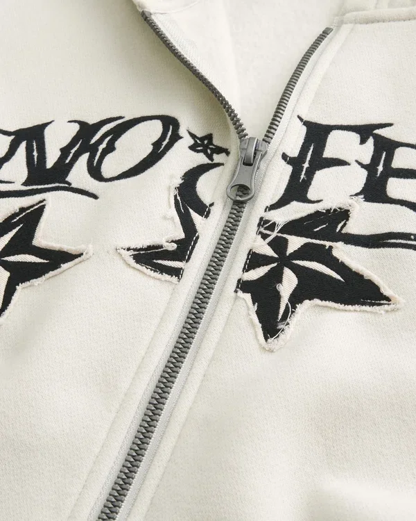 No Fear Graphic Zip-Up Hoodie No Fear Graphic Zip-Up Hoodie