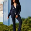Number Graphic Bootcut Sweatpants