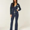 Number Graphic Bootcut Sweatpants