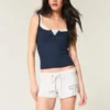Number Graphic Mini Fleece Shorts Number Graphic Mini Fleece Shorts