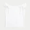 Off-the-Shoulder Tie Sleeve Top