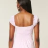 On/Off-the-Shoulder Poplin Blouse