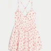Open-Back Babydoll Romper