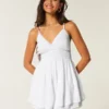 Open-Back Babydoll Romper