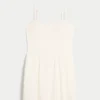 Open-Back Crosshatch Skort Dress