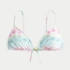 Over-the-Shoulder Charm Triangle Bikini Top