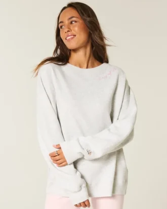 Oversized Class of ’26 Back Bow Sweatshirt