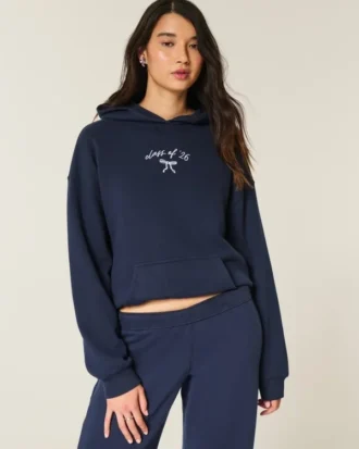 Oversized Class of ’26 Graphic Hoodie