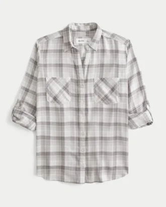 Oversized Flannel Shirt