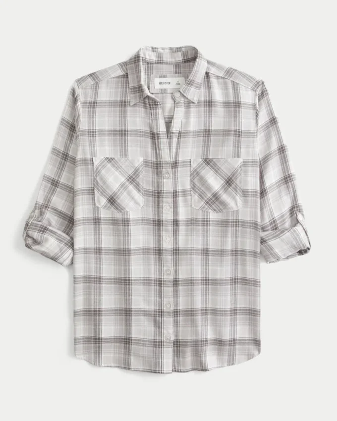 Oversized Flannel Shirt