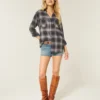 Oversized Flannel Shirt