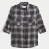 Oversized Flannel Shirt