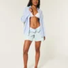Oversized Linen-Blend Shirt