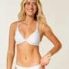 Pattern Strappy Back Underwire Bikini Top