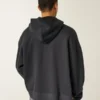 Rectangle Fit Someday Tomorrow Graphic Embellished Zip-Up Hoodie