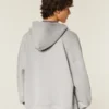 Rectangle Fit Studded Zip-Up Hoodie Rectangle Fit Studded Zip-Up Hoodie