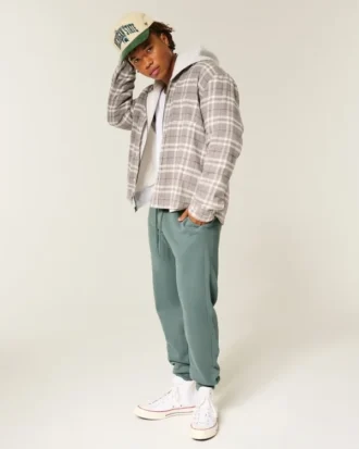 Relaxed Rib Fleece Joggers