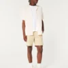 Relaxed Textured Short-Sleeve Shirt