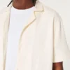 Relaxed Textured Short-Sleeve Shirt