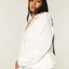 Reversible Faux Fur-Lined Fleece Zip-Up Hoodie Reversible Faux Fur-Lined Fleece Zip-Up Hoodie