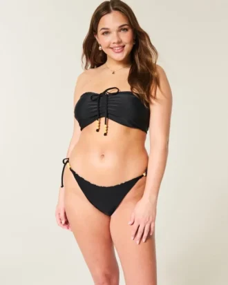 Reversible Side Tie Cheeky Bikini Bottom