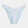 Ribbed High-Leg Cheeky Bikini Bottom