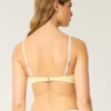Ribbed Plunge Underwire Bikini Top