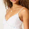 Rope Trim Babydoll Mini Dress