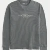 Rose & Angel Wings Graphic Thermal Shirt