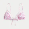 Ruffle Edge Triangle Bikini Top
