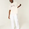 Seersucker Loose Pull-On Pants