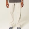 Seersucker Loose Pull-On Pants