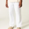 Seersucker Loose Pull-On Pants