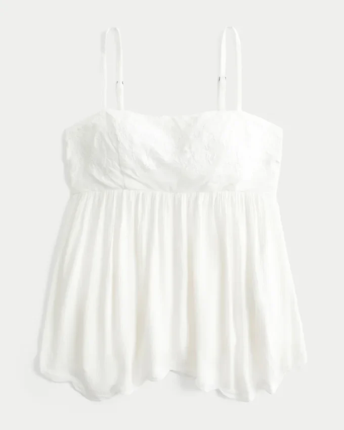 Sequin Embroidered Bust Tunic Top