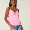 Shimmer Embroidered Babydoll Top Shimmer Embroidered Babydoll Top