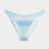 Shimmer High-Leg Cheeky Bikini Bottom