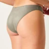 Shimmer High-Leg Cheeky Bikini Bottom