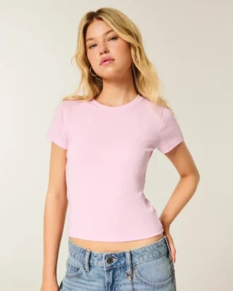 Short-Sleeve Crew Baby Tee