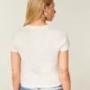 Short-Sleeve Doe Print Crew Baby Tee