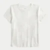 Short-Sleeve Doe Print Crew Baby Tee