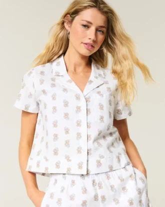 Short-Sleeve Grad Bear Sleep Shirt