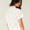 Short-Sleeve Oxford Cotton Shirt