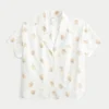 Short-Sleeve Oxford Cotton Shirt