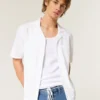 Short-Sleeve Seersucker Shirt